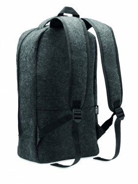 Logotrade Werbeartikel das Foto: 13" Laptop Rucksack RPET-Filz